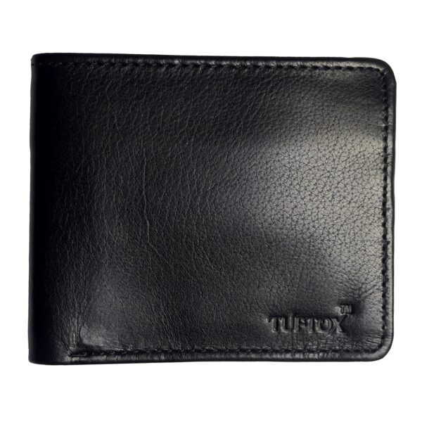 Slim bifold design of Tuftox Regal Bifold men’s buffalo leather wallet