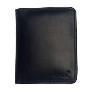 Tuftox Signature Coat Wallet in Premium Cow Leather – Black Color Inside View of Tuftox Coat Wallet with Coin Pocket and Card Slots Bifold Tuftox Leather Wallet – Showing Cash & Slip Pockets Premium Cowhide Coat Wallet by Tuftox – Front View Tuftox Coat Wallet – Side Flap with Sim & Memory Pocket Black Leather Coat Wallet with Zip Coin Pocket – Tuftox Tuftox Signature Wallet in Gift Box – Premium Presentation