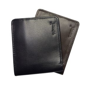 Natural grain texture of baby buffalo leather – Tuftox Regal Bifold wallet