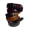 Tuftox Signature Ratchet Belt – Luxury Automatic Cowhide Dress Belt with Interchangeable Zinc Alloy Buckle
