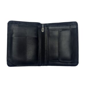 Tuftox Signature Coat Wallet in Premium Cow Leather – Black Color Inside View of Tuftox Coat Wallet with Coin Pocket and Card Slots Bifold Tuftox Leather Wallet – Showing Cash & Slip Pockets Premium Cowhide Coat Wallet by Tuftox – Front View Tuftox Coat Wallet – Side Flap with Sim & Memory Pocket Black Leather Coat Wallet with Zip Coin Pocket – Tuftox Tuftox Signature Wallet in Gift Box – Premium Presentation