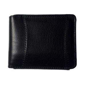 TufTox MagnFold Flap – Classic Black luxury leather bifold wallet with magnetic flap, front view Alt: TufTox MagnFold Flap – Royal Mustard slim leather wallet with flap open showing card slots and ID window Alt: TufTox MagnFold Flap – Inside view showcasing cash compartments and card slots in black leather Alt: TufTox MagnFold Flap – Magnetic flap design with ID window and premium buffalo leather texture Alt: TufTox MagnFold Flap – Wallet placed in belt loop using side slot feature for hands-free carry Alt: TufTox MagnFold Flap – Angled top view of black wallet showing smooth stitching and sleek profile Alt: TufTox MagnFold Flap – Vintage mustard wallet with flap closed, premium finish, and embossed logo Alt: TufTox MagnFold Flap – Gift box packaging showcasing TufTox branding and elegant presentation Alt: TufTox MagnFold Flap – All four colors side by side: Classic Black, Royal Mustard, Vintage Brown, Midnight Blue