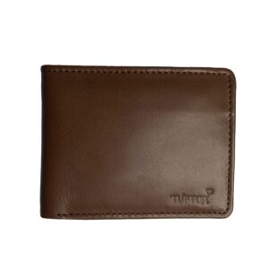 TufTox FlapView Slim Leather Wallet For Men with Flap, 7 Card Slots, 2 ID Windows, and Slip Pocket