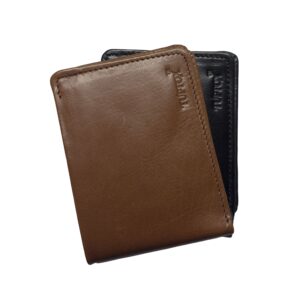Tuftox luxury leather wallet front view – DualFold flap design for men Tuftox men’s leather wallet open – card slots and flap pockets visible Slim profile Tuftox wallet – natural grain baby buffalo leather Tuftox leather wallet back view – classic handcrafted finishing Tuftox flap wallet filled with cash and cards – functional and elegant Tuftox wallet magnetic flap detail – strong and secure closing system Tuftox branded packaging – premium gift box for leather wallet Tuftox DualFold wallets in black, brown, and mustard – color options Tuftox handcrafted wallet flat lay – showcasing full interior layout Close-up of Tuftox natural grain leather texture – baby buffalo material