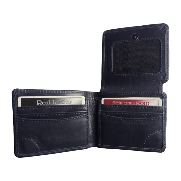 TufTox MagnFold Flap – Classic Black luxury leather bifold wallet with magnetic flap, front view Alt: TufTox MagnFold Flap – Royal Mustard slim leather wallet with flap open showing card slots and ID window Alt: TufTox MagnFold Flap – Inside view showcasing cash compartments and card slots in black leather Alt: TufTox MagnFold Flap – Magnetic flap design with ID window and premium buffalo leather texture Alt: TufTox MagnFold Flap – Wallet placed in belt loop using side slot feature for hands-free carry Alt: TufTox MagnFold Flap – Angled top view of black wallet showing smooth stitching and sleek profile Alt: TufTox MagnFold Flap – Vintage mustard wallet with flap closed, premium finish, and embossed logo Alt: TufTox MagnFold Flap – Gift box packaging showcasing TufTox branding and elegant presentation Alt: TufTox MagnFold Flap – All four colors side by side: Classic Black, Royal Mustard, Vintage Brown, Midnight Blue