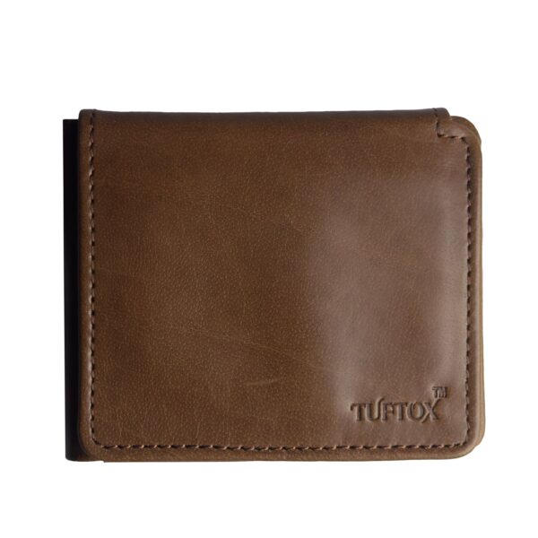 TufTox MagnFold Flap – Classic Black luxury leather bifold wallet with magnetic flap, front view Alt: TufTox MagnFold Flap – Royal Mustard slim leather wallet with flap open showing card slots and ID window Alt: TufTox MagnFold Flap – Inside view showcasing cash compartments and card slots in black leather Alt: TufTox MagnFold Flap – Magnetic flap design with ID window and premium buffalo leather texture Alt: TufTox MagnFold Flap – Wallet placed in belt loop using side slot feature for hands-free carry Alt: TufTox MagnFold Flap – Angled top view of black wallet showing smooth stitching and sleek profile Alt: TufTox MagnFold Flap – Vintage mustard wallet with flap closed, premium finish, and embossed logo Alt: TufTox MagnFold Flap – Gift box packaging showcasing TufTox branding and elegant presentation Alt: TufTox MagnFold Flap – All four colors side by side: Classic Black, Royal Mustard, Vintage Brown, Midnight Blue